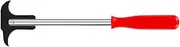 Seal Puller Professional Alloy Ergonomic Handle High Strength Double Hook Tips Hand Tool for Repairing Cars Suvs, Red