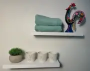 Floating Shelf - Stylish Wall-Mounted Shelves for Home and Office White