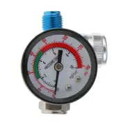 1/4" Adjustable Air Regulator with 140 PSI Pressure Gauge Replace for Spray
