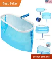 Heavy Duty Pool Skimmer Net with Ultra Fine Mesh and Quick Disconnect Feature
