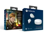 Motorola Moto Buds 150 True Wireless Earbuds IPX5 Water Design, Resistant White