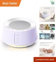 Multi-Functional White Noise Machine with 10 Light Levels for Sleep & Relaxation