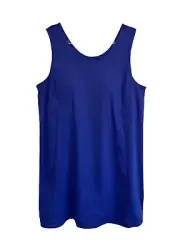 Mondetta Tennis Dress XXL Built In Bra Blue NWT Athleisure NO SHORTS