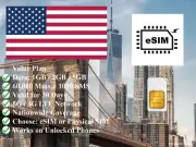 USA Value SIM – 1GB/2GB/5GB | 30 Days | Voice+SMS+Data | 5G LTE | 1psim