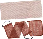 HOUDERCO 1 Set African Net Exfoliating Washcloth Back Scrubber Foot Face Cloth Gentle Skin Cleanser for Targeted Exfoliation Luxurious Foaming Action for Daily Use