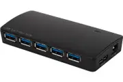 Targus USB 3.0 Power Hub 7-Ports USB-A Fast Charging 5Gbps Transfer Speed Black