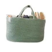 Premium Baby Diaper Caddy Organizer - Baby Gift Basket for Large Lily Pad
