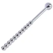 Brooks Ball Sounding Plug, 5" Surgical Steel Hollow Male Urethral Penis Plug