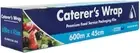 Caters Wrap Plastic Wrap for Food - 600M X 45M - Plastic Cling Wrap for Food - C