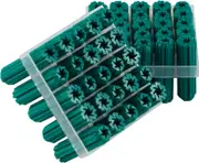 Green Wall Plug 7 x 50mm (100 Pack)