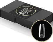 Aprés Gel-X® Sculpted Coffin Medium Tip Box | 500pc Gel-X Tips, 11 Sizes 00-9, Premium Quality