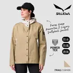【SALEWA 義大利】FANES HEMP POWERTEX 3L JACKET 女 防水外套｜夏季高性能防風防水夾克