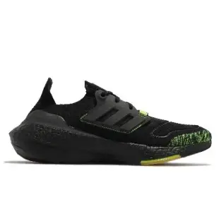 adidas 慢跑鞋 Ultraboost 22 男鞋 黑 黃 綠 緩震 襪套式 運動鞋 愛迪達 GX5915