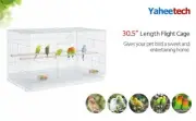 30-inch Flight Bird Cage for Cockatiels Parakeets Lovebirds with Slide-Out Tray