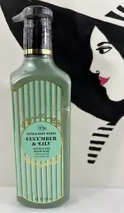 Cucumber & Lily Gentle Gel Hand Soap w Natural Essential Oils 8 fl oz Sealed New