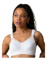 [Shock Absorber] Active Classic Support Wirefree Sports Bra in White