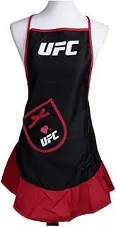 PSG INC UFC Apron Hostess Logo Black, Black, ONE Size