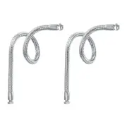 2Pcs 15.7" Metal Gooseneck Flexible M10/M8 Hose Universal Holder