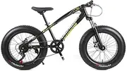 Mountain Bike Unisex Hardtail Mountain Bike 7/21/24/27 Speeds 26 inch Fat Tire Road Bicycle Snow Bike/Beach Bike with Disc Brakes and Suspension Fork,