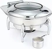 Catering Buffet Servers and Heaters - Stainless Steel Hot Pot Buffet Sets, Hot Plate Buffet Sets, Food Heaters for Catered Events, Round Fondue Buffet Sets.