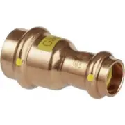 Viega PROPRESS STRAIGHT GAS REDUCER 1000kPa Female, Copper- 32x20mm Or 32x25mm
