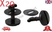20 x Floor Mat/Carpet Clips E36,46,38,39 Twist Lock w/Washers in Black Fits BMW