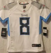 Nike Onfield NFL Marcus Mariota Tennessee Titans NFL Nike Boys Small Jersey NWT