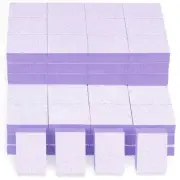 Nail Buffer Block, 100 PCS Mini Buffers, 2 Way Coarse Grit 80/100, 1.3 inch L...