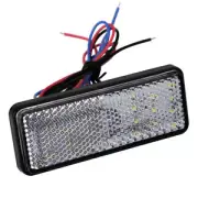 (White Shell White Light)Universal LED Rectangle Reflectors LED Reflector Tail