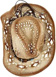 [OATIPHO] Denim Straw Hat Summer Caps for Women Western Style Hat Sun Cap Mens Sun Hat Straw Hat Mens Straw Hat Straw Visor Hat for Women Large Sun Hats Sun Hats for Women Coffee
