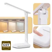 Touch LED Desk Lamp Bedside Study Reading Table Light Dimmable USB Ports Lights