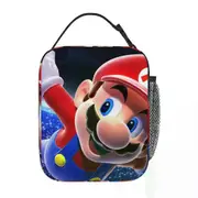 c42 Super-Mario Anime Lunch Bags Insulated Lunch Tote Waterproof Bento Box Leakproof Picnic Bags for Woman Work Children School k42