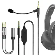 Geekria Boom Mic Headphones Cable for Skullcandy Hesh 3, Hesh 2, Grind (5.6FT)