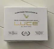 LUCE BEAUTY LUCE180° Facial Cleansing & Anti-Aging Device Black msrp $102 sealed