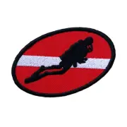 Flag Patch Diving Flag 7x4.5cm Dive Flag Patch For Scuba Diver Great Keepsake