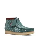 Clarks Originals Men's Wallabee Boots Green Paisley 26168803
