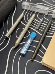 TAD Gear Nottingham LeadSlinger Titanium Pencil and Fellhoelter TiCache Topo