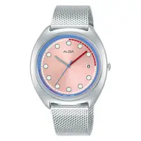 在飛比找PChome24h購物優惠-【ALBA】雅柏霓虹系列米蘭帶錶-銀色36mm(AG8K45