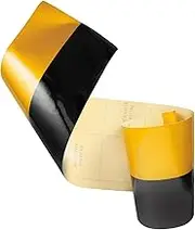 FIXOSHEE 1 Roll Reflective Film Tape Traffic Safety Reflector Strip for Driveway Marking Caution Warning Column Eye Catching Design Non Slip Adhesive Weather Resistant