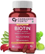 Carbamide Forte Biotin Supplement Women & Men - 90 Veg Tablets