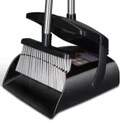 Broom and Dustpan Set for Home with Lid Indoor Upright Dustpan Broom and Dustpan