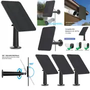 4w Solar Panel for eufyCam 2/2C/2C Pro/E/2 Pro/E20 E40 Mount 13ft Power Cable