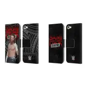 OFFICIAL WWE SAMI ZAYN LEATHER BOOK WALLET CASE FOR APPLE iPOD TOUCH MP3