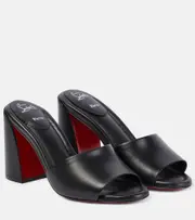 [Christian Louboutin] Christian Louboutin Jane leather mules AU 6.5 black