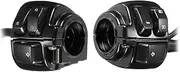 Mellisso 1 Pair Motorcycle Handlebar Control Lights Switch (25mm) with Wiring Harness for