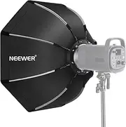 NEEWER 26''/65cm Octagonal Softbox Quick Release, with Bowens Mount, Carrying Bag Compatible with Neewer CB60 CB100 CB150 Vision 4 S101-300W/400W and Other Bowens Mount Light -SF-RPBO26