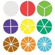 Plastic Fraction Circles Maths Teacher Resources Educational Learning Teaching