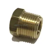 BRASS CORED HEX PLUG MALE 3/8 NPT THREADS PIPE FITTING AIR WATER BOAT QTY 25