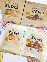 在飛比找Yahoo!奇摩拍賣優惠-LOTTE韓國樂天ZERO零糖水果軟糖mini包14g（奇異