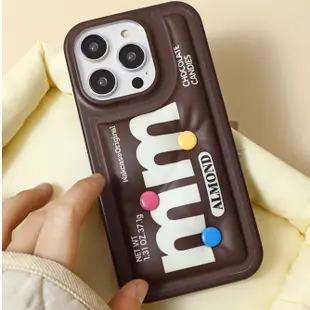 Wakcas｜iPhone 15 mm巧克力手機保護殼 14 13 12 Pro Max Plus 防摔殼 手機殼